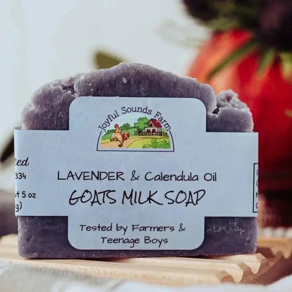 Goats Milk Soap - Lavender Calendula - Picture 1 of 3